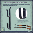 2Pack Metal Gun Racks Adjustable Wall-mounted for Two-gun Tools Cars Rear Window