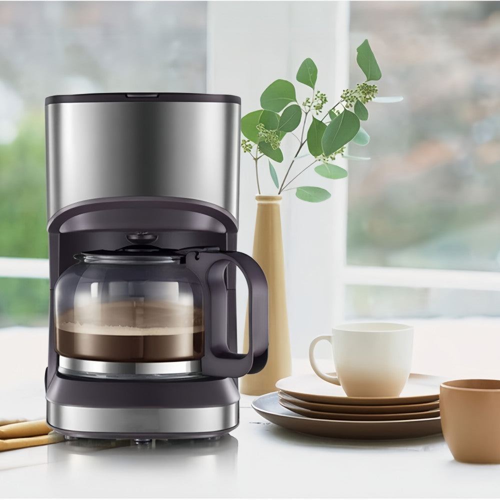 5-Cup Drip Coffee Maker Automatic  Americano Coffee Machine Stainless Filter