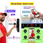 Premium Digital Smart Door Lock 3D Face Fingerprint Code WIFI APP + Lock/Striker