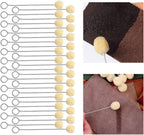 100Pcs DIY Leathercraft Wool Leather Dye Dauber Finish Applicator Tool Kit