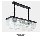 Luxury American Retro Crystal Pendant Lights Ceiling Light Deco Fixture 3 Colors