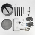 Rotary Soil Sifter Compost Sieve Garden Potting Sifting Mesh Rock Sand Sieve