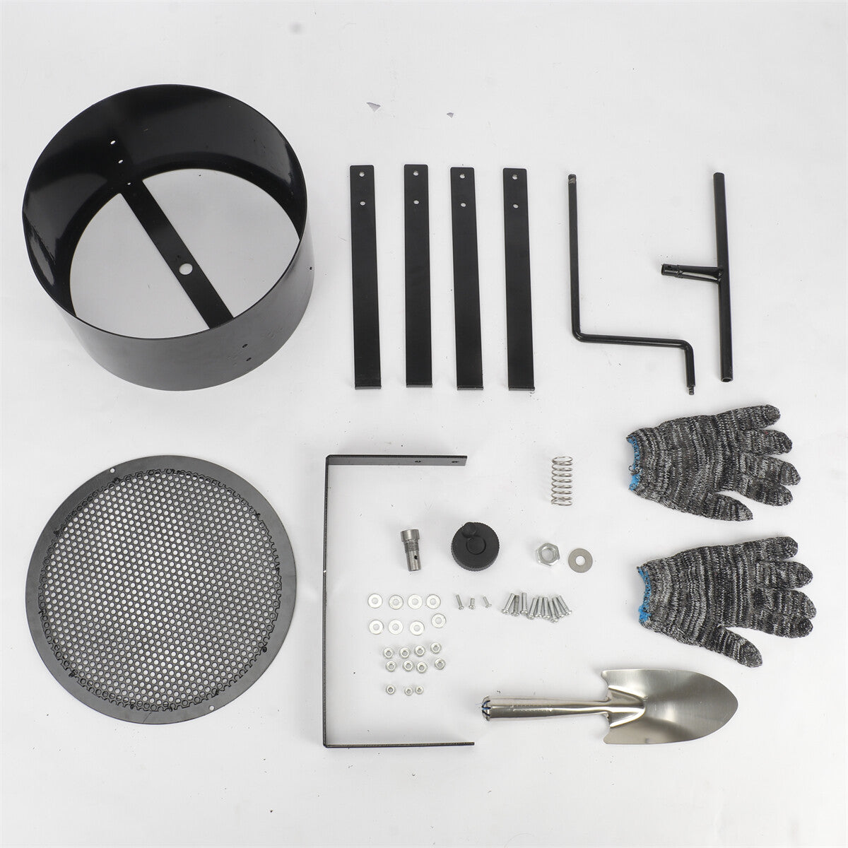 Rotary Soil Sifter Compost Sieve Garden Potting Sifting Mesh Rock Sand Sieve