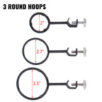 600mm Chemistry Lab Stand with Adjustable Clips & Hoops, Stainless Steel