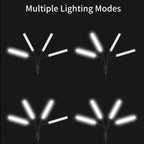 Four-arm LED Light Dimmable Lighting Phone Selfie Tripod Makeup Live Lamp 36W AU