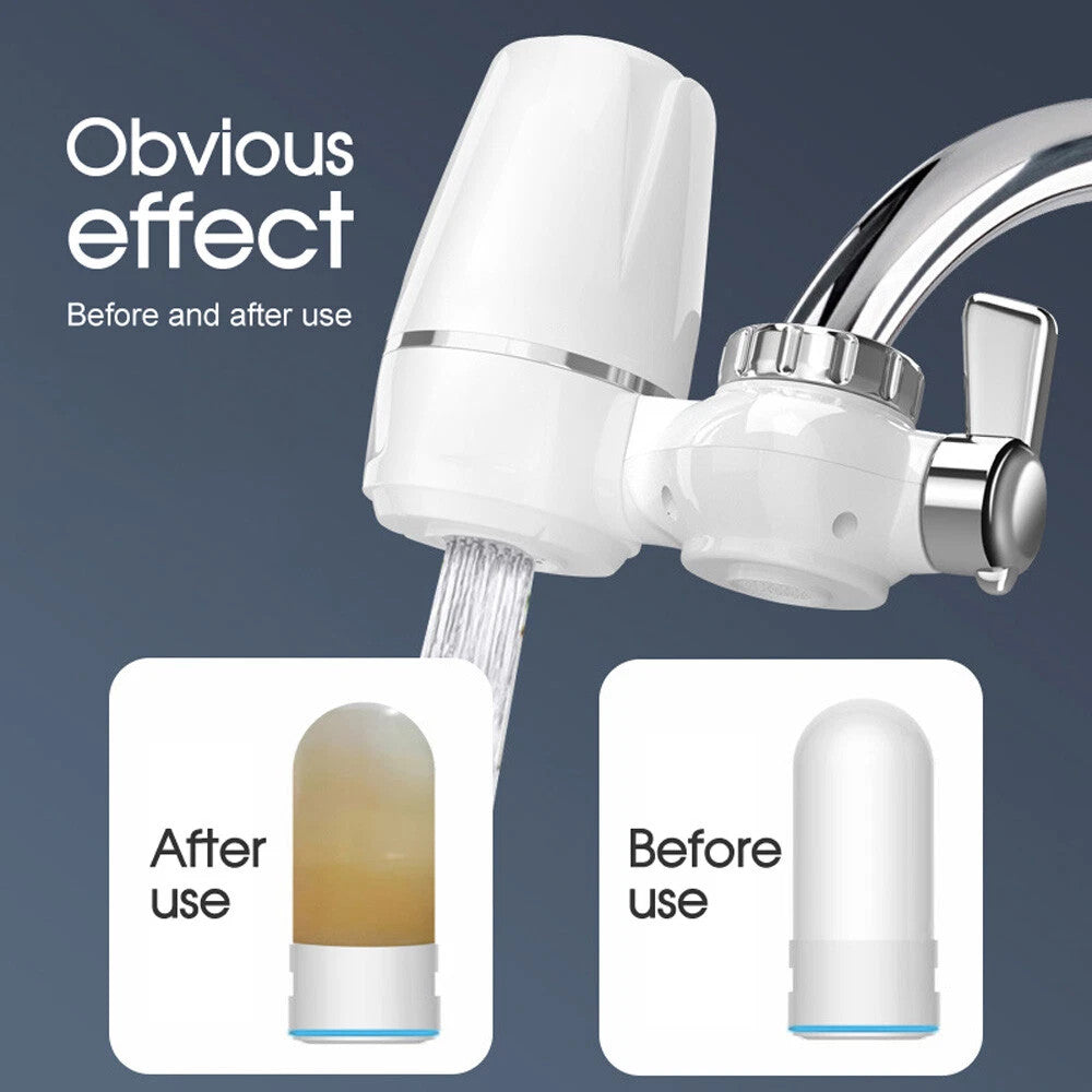 Tap Water Purifier Faucet Ceramic Filtration Cleaner Home Kitchen Water Filter