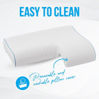 Couples Pillow Arched Cuddle Pillow with Arm Hole Slow Breathable Memory Foam AU
