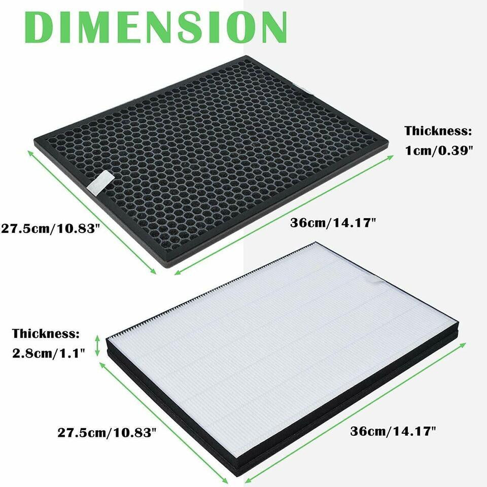 Philips 1000 Series Air Purifier Filter Set with HEPA & Activated Carbon