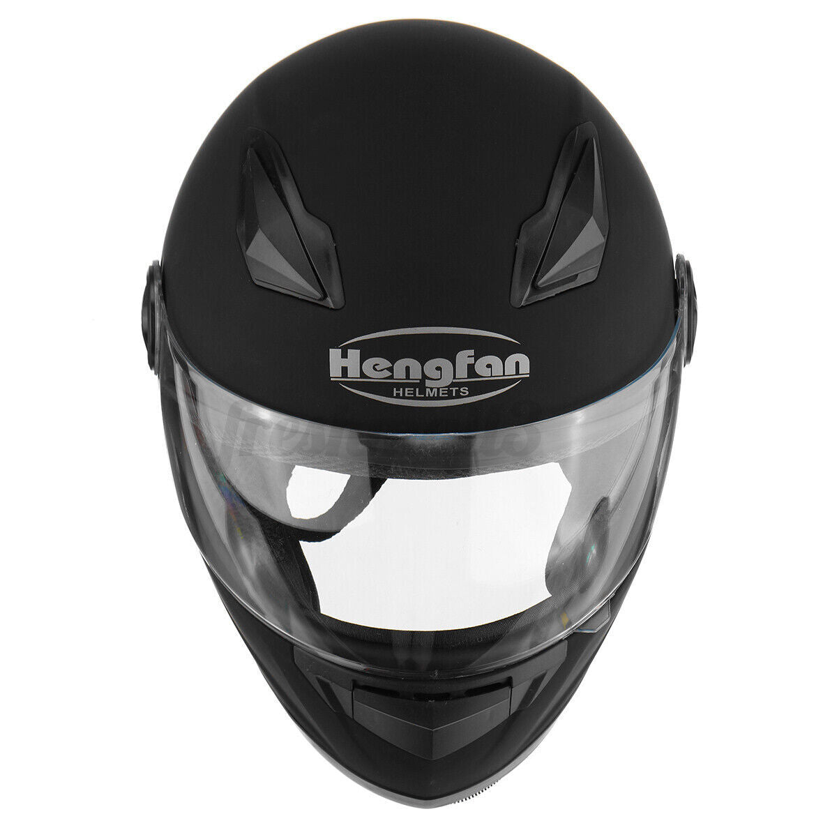 Adjustable Motorcycle Street Bike Helmet Black Full Face Motorbike Helmets Visor