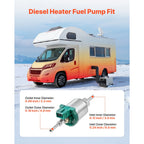 12V DC Diesel Heater Fuel Pump for Car Air Heating Systems
