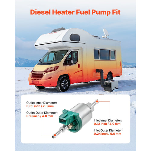 12V DC Diesel Heater Fuel Pump for Car Air Heating Systems