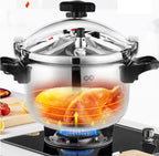 9L Pressure Cooker Thicken Explosion-Proof 304 Stainless Steel One Hand Locking