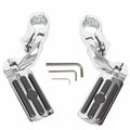1-1/4" Motorcycle Highway Foot Pegs Pedal For Harley Touring Street Road Glide