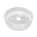 Bathroom Basin Round Glass Vanity Basin Above Counter Transparent Hand Wash Bowl