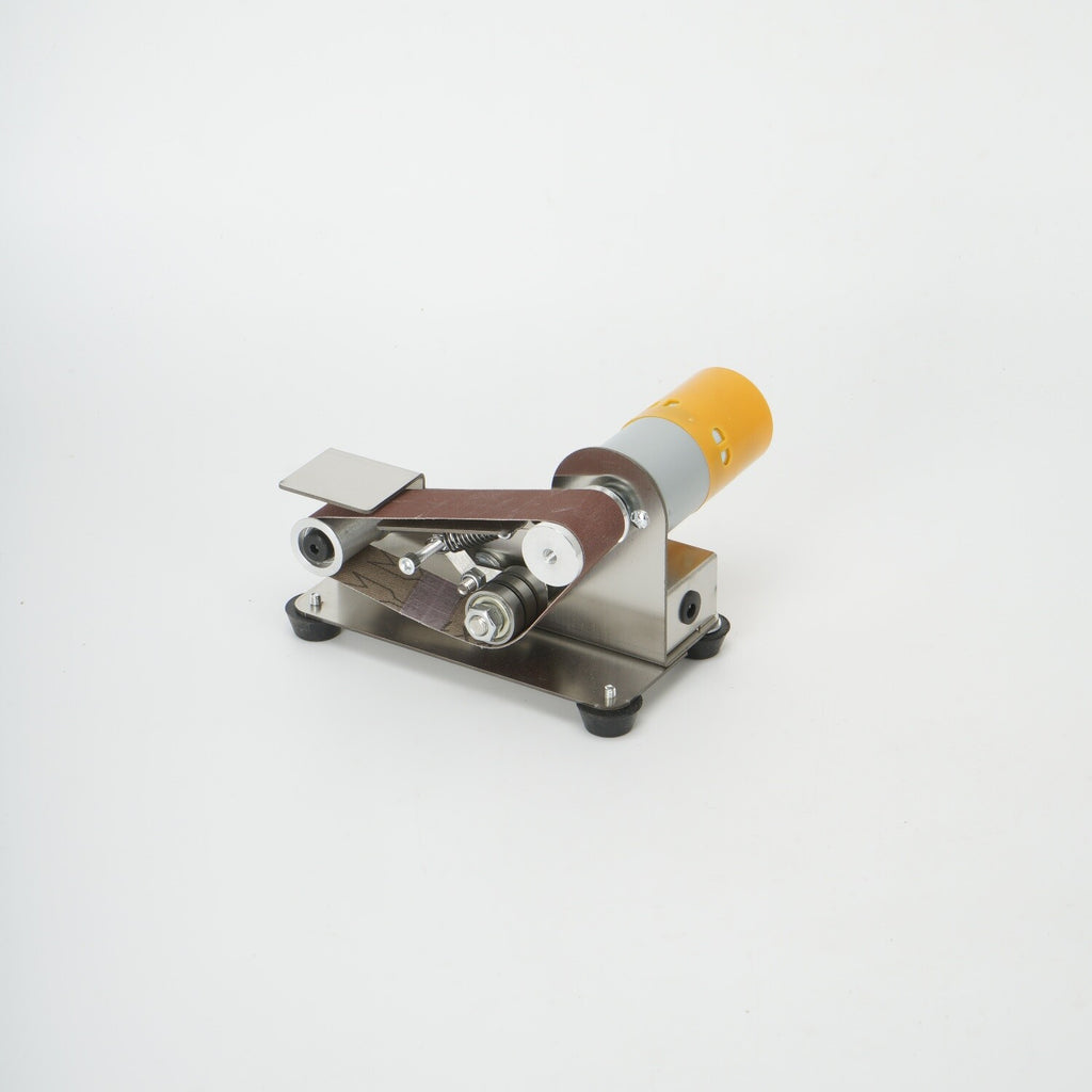 Electric Mini Belt Sander Knife Sharpener Speed Control Small Grinder Machine AU