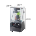 2L Commercial Blender Mixer W/ Cover Quiet Juicer Smoothie Mixer Food Processor