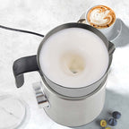 900ML Electric Milk Steamer and Frother Hot and Cold Foam Maker and Milk Warmer