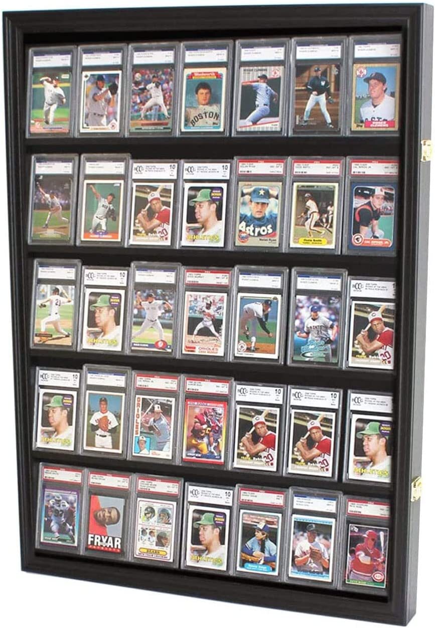 35 Graded Sports Card Display Case for Baseball Basketball Comic Trading Card AU