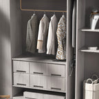 Hidden Ironing Board Wardrobe Cabinet Built-In Push Drop Down Ironing Board