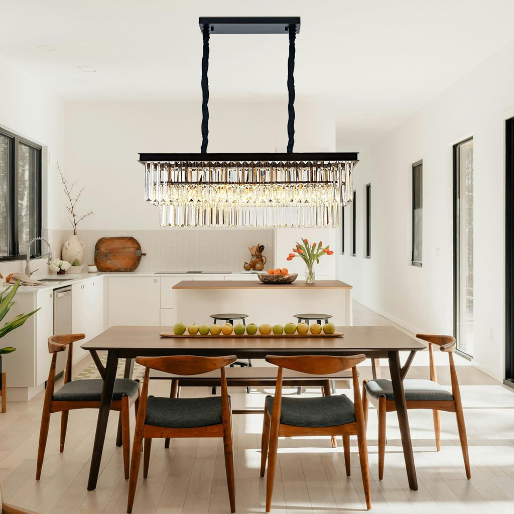 Luxury American Retro Crystal Pendant Lights Ceiling Light Deco Fixture 3 Colors
