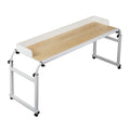 1.4m Movable Overbed Laptop Desk Stretchable Hospital Patient Cross Bed Table