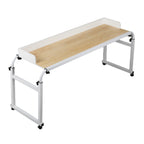 1.4m Movable Overbed Laptop Desk Stretchable Hospital Patient Cross Bed Table