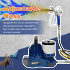 Portable Cordless Paint Spraying Gun Handheld Paint Sprayer for 360° Full Paint