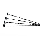 10x Metal Snack Hanging Strips Store Supermarket Shelf Merchandising Clip Strip