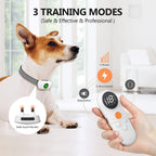 Anti Bark Pet Dog Training Collar Remote Control Obedience Collar E-Collar USB