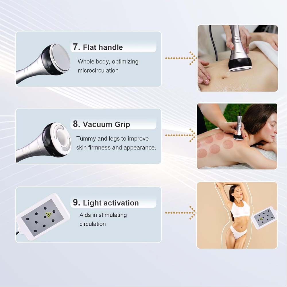 9in1 Ultrasonic Cavitation Machine Home Facial & Body Care Device Body Machine