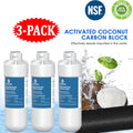 3PCS Water Filter for LG LT1000P ADQ747935 ADQ74793501 MDJ64844601 Refrigerator