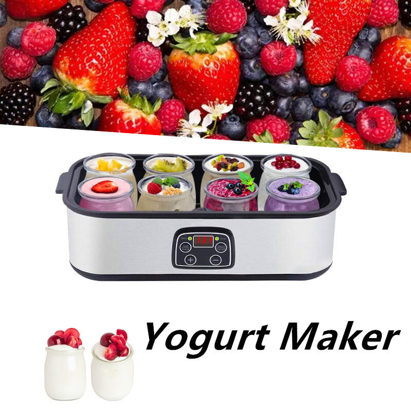 Probiotic Yogurt Maker with Adjustable Temp/ Time Control Get Better Gut Health