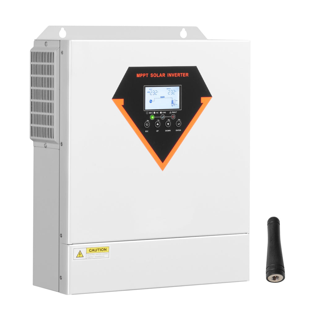 3500W Hybrid Solar Inverter Charger with 100A MPPT Controller, 24V Battery Compatible