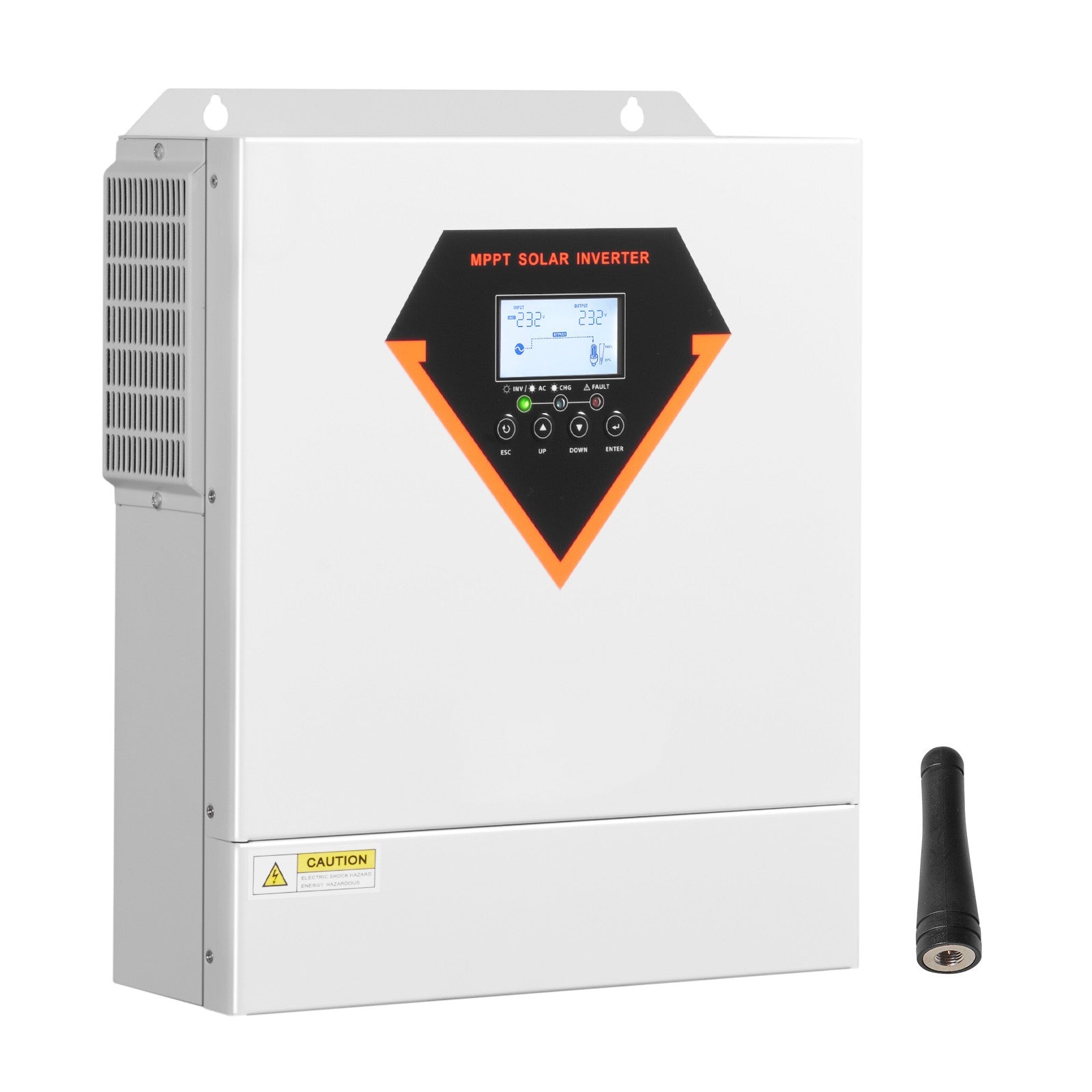 3500W Hybrid Solar Inverter Charger with 100A MPPT Controller, 24V Battery Compatible