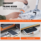 Foldable Step Stool Ladder with Adjustable Heights,150KG Capacity Home