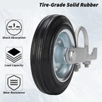 6" Gate Wheel Caster for Metal Swing Gate with 1-5/8" Thru 2" Gate Frames Wheel