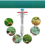 Double Shank Manual Planter Transplanter Seeder Seedling Bulb Planting Tool AU