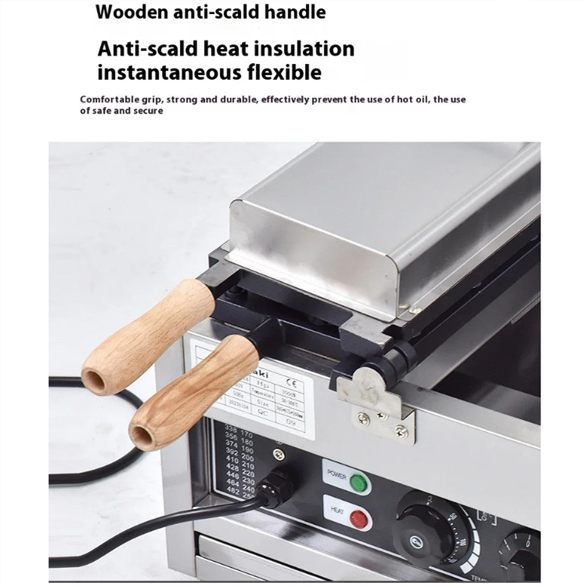 3000W Electric Taiyaki Machine Commercial Fish Shaped Waffle Maker Machine AU