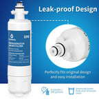 5Packs Fridge Water Filter For LG GR-L730SL GF-SD730SL GR-D907SL LT700P