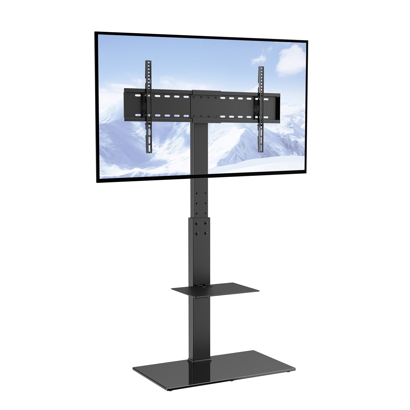 Universal TV Stand Mount with Swivel Feature for 32-85 Inch LED LCD TVs