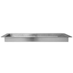 24x8 inch Drop-in Fire Pit Pan with H-shape Burner Kit, 120,000 BTU