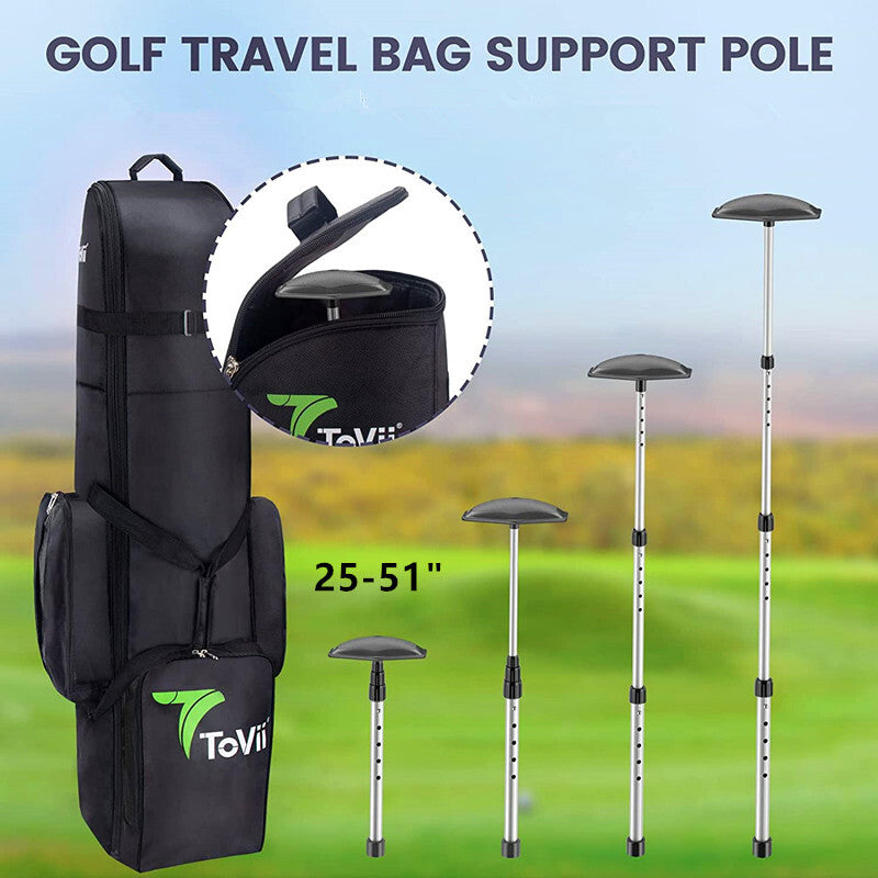 Golf Club Travel Bag Support Rod Telescopic Golf Pole Protective Stick Arms AU