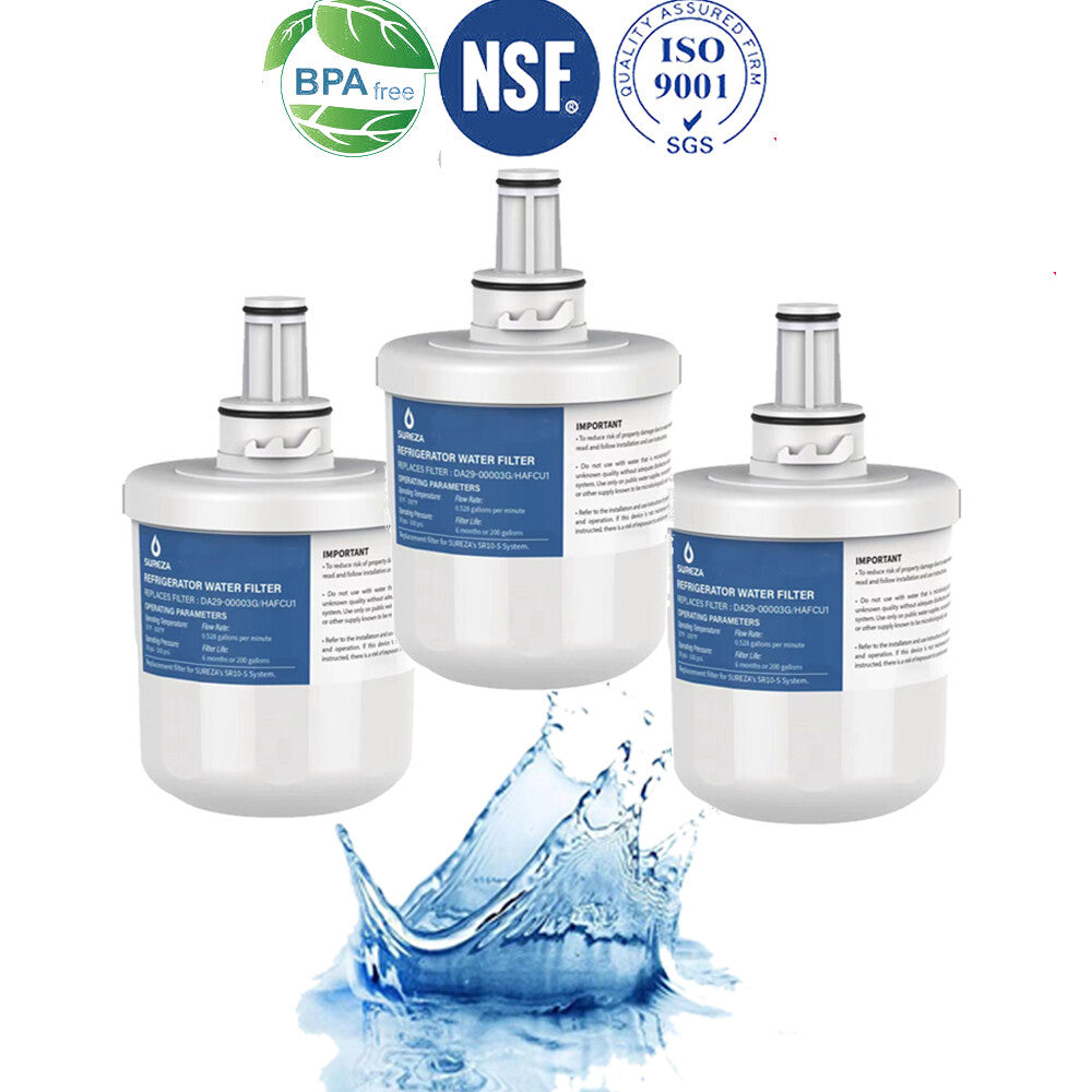 Samsung Aqua-Pure Plus DA29-00003G Compatible Ice Water Fridge Filter Pack of 3