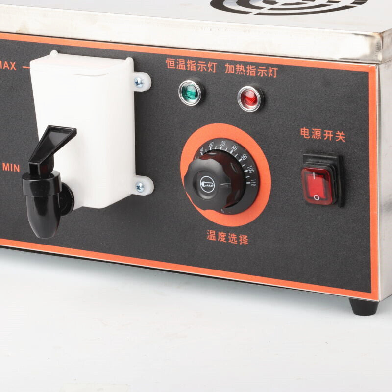 COMMERCIAL ELECTRIC BUN STEAMER WITH 4 OUTLET 220V/2500W Temperature Control AU