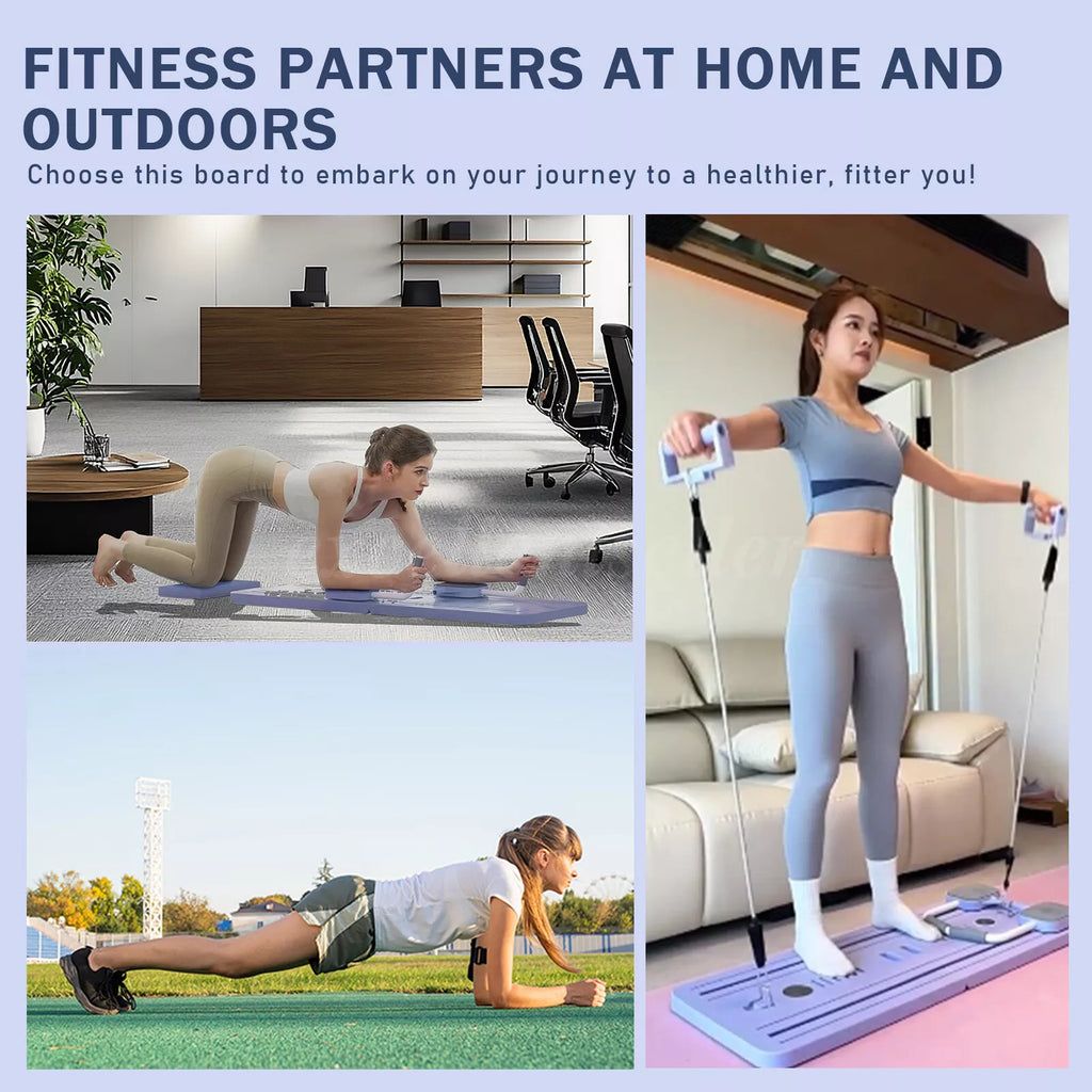 5-in-1 Abdominal Exercise Board Pilates Reformer Board Set Fitness Equipment AU