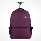 19'' Wheeled Rolling Backpack for Men Women Business Laptop Travel Bag AU
