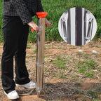 Double Shank Manual Planter Transplanter Seeder Seedling Bulb Planting Tool AU