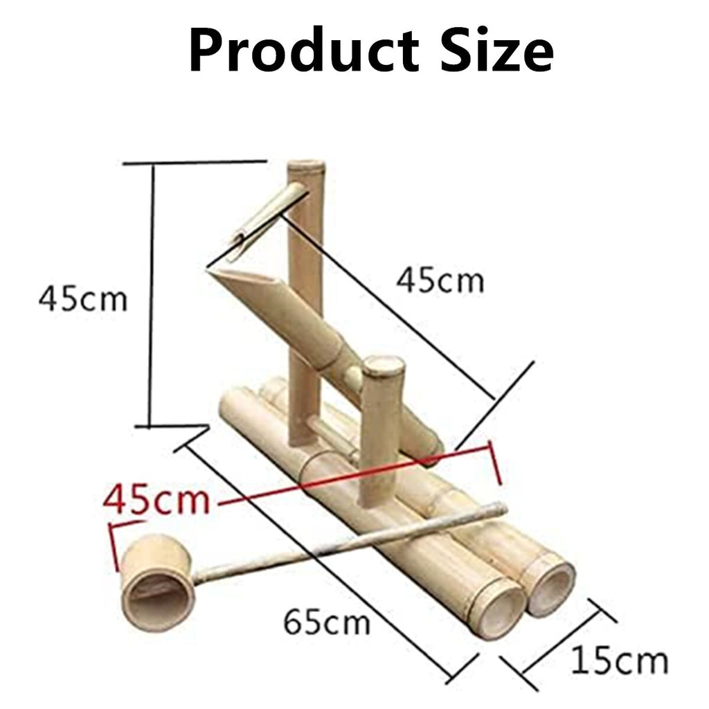 Bamboo Accents Zen Fountains Kit with Pump Adjustable Spout Smooth Matte Finish