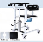 Lift Transfer Chair Patient Wheelchair+Assist Rise Lifter Hydraulic Lift Chair