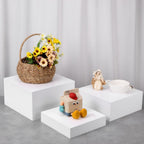 5-10in Buffet Riser Acrylic Hollow Cube Display Nesting Risers for Candy Food